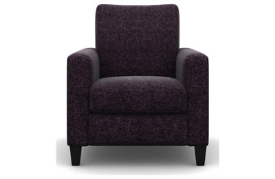 Heart of House Harrison Tweed Fabric Chair - Purple